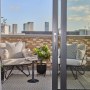 Timeless-contemporary London apartment | North London Outdoor Terrace | Interior Designers